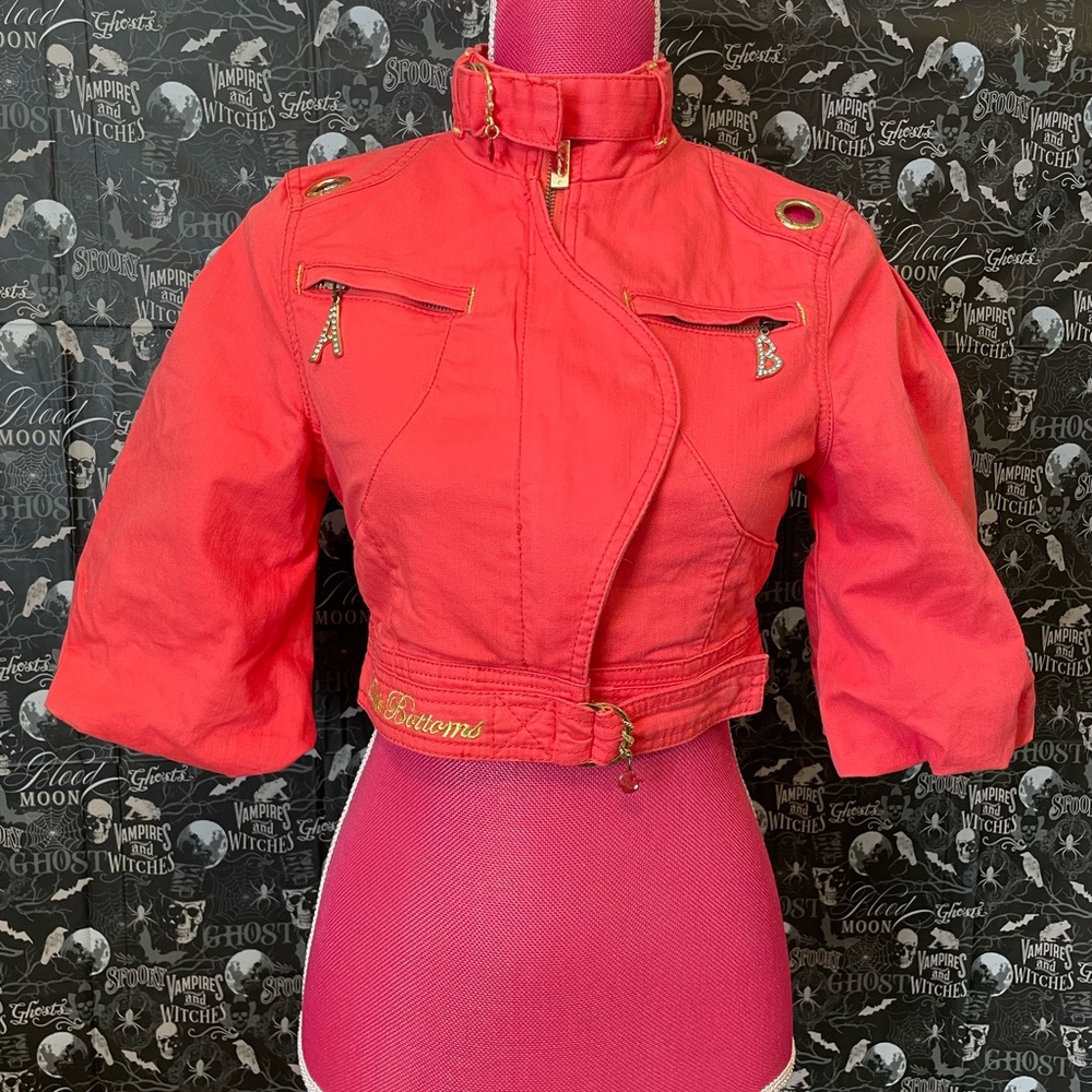 Vintage Apple bottoms crop top jacket